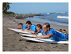 Surf camp lesson