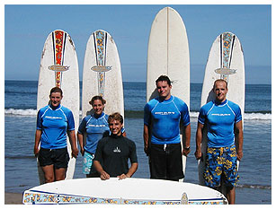 Troncones, Mexico surf camp students
