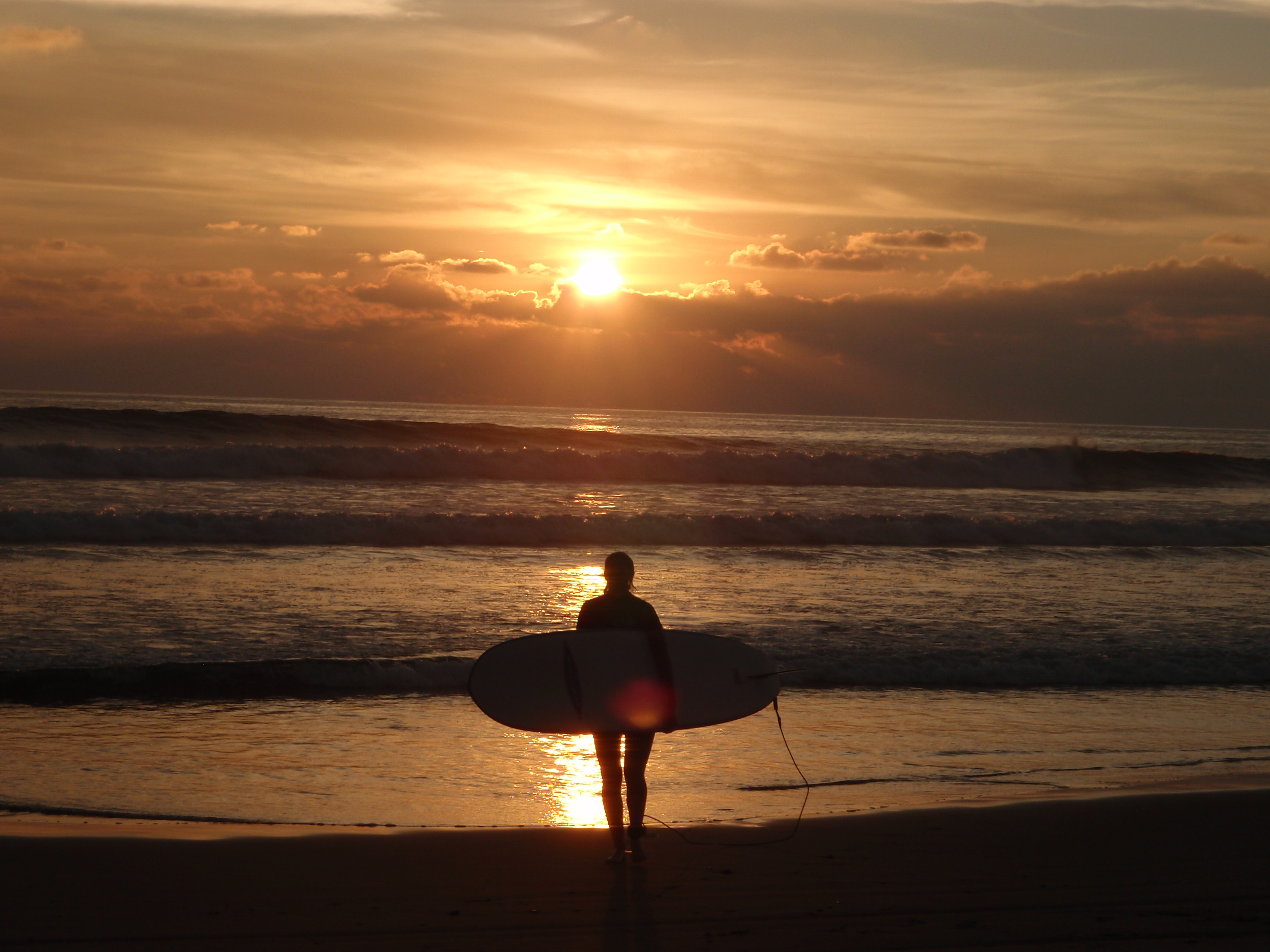 Troncones sunset surf lesson